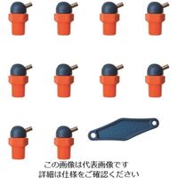 ロックライン LOCーLINE 1/4”CT HPTノズル φ1.6x6.4mm ねじ付 x10ケ NL79061 1袋(10個)（直送品）