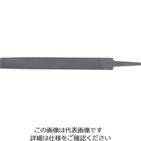 ツボサン 単目ヤスリ 平 200mm 中目 HI20012 1本 852-8128（直送品）