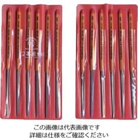 ツボサン 組ヤスリ 12本組 腹丸 荒目 HM012-01 1セット(12本) 852-8216（直送品）