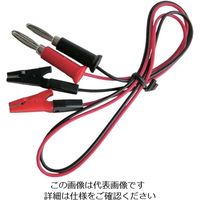 テイシン電機 テイシン テストリード 50cm モールドクリップS⇔バナナプラグ (2本入) TLA-26 1袋(2本) 806-8272（直送品）