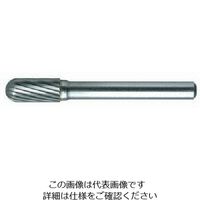 ムラキ MRA 超硬バー HDシリーズ 形状:先丸円筒(スパイラルカット) 刃長19mm HD2C08S 1本 523-2546（直送品）