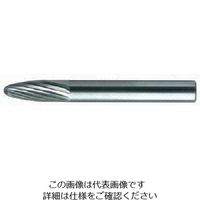 ムラキ MRA 超硬バー HDシリーズ 形状:砲弾(スパイラルカット) 刃長15mm HD3C06S 1本 523-2627（直送品）