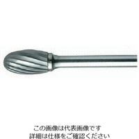 ムラキ MRA 超硬バー HDシリーズ 形状:6.タマゴ(スパイラルカット粗目) 刃長22mm HD6C13SC 1本 523-2864（直送品）