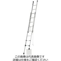 イチネンTASCO 伸縮脚付2連はしご TA840EA-3 1台（直送品）