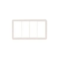 パナソニック Panasonic ワイド21プレート4レン・ベージュ WTC7104F 1個 159-7162（直送品）