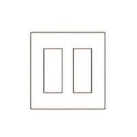 パナソニック Panasonic ワイド21コンセントP6コ用(3+3) WTF8006F 1セット(10個) 159-4048（直送品）