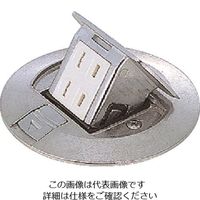 パナソニック Panasonic 丸型アップコン2コ口ボックスカバー付 DU51401PV 1個 159-7288（直送品）