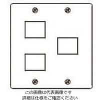 パナソニック Panasonic フルカラーステンレスプレート3コ用 WN7673K 1セット(5個) 159-4121（直送品）