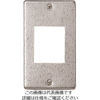 パナソニック Panasonic フルカラーステンレス角型埋込コンプレート WN7621K 1セット(5個) 158-9427（直送品）