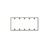 パナソニック Panasonic フルカラーステンレスカバープレート5連 WN7695K 1個 157-8350（直送品）