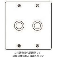 パナソニック Panasonic フルカラーステンレス電話線プレート2連 WN7682K 1セット(5個) 158-3114（直送品）