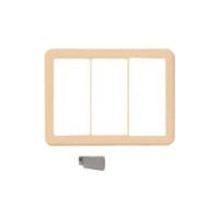 パナソニック Panasonic 簡易耐火SWプレートラウンドベージュ WTC7338F 1個 159-2497（直送品）