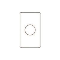 パナソニック Panasonic フルカラー新金属φ41コンセントプレート WN65549 1個 157-9931（直送品）