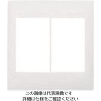 パナソニック Panasonic アドバンススイッチプレート(2連用) WTA7102WK 1セット(5個) 159-7150（直送品）