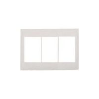 パナソニック Panasonic アドバンススイッチプレート(3連用) WTA7103WK 1個 159-0854（直送品）