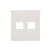 パナソニック Panasonic アドバンスSコンセントプレート2コ用 WTL7072WK 1個 158-6324（直送品）