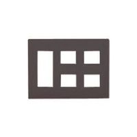 パナソニック Panasonic アドバンスSコンセントプレート7コ用 WTL7087HK 1個 158-7947（直送品）