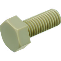 TRUSCO ポリエーテルエーテルケトン(PEEK)六角ボルト M4X12 50本入 BPEEK-BTM4X12 1袋(50本)（直送品）