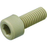 TRUSCO ポリエーテルエーテルケトン(PEEK)六角穴付ボルト M4X25 50本入 BPEEK-CBM4X25 1袋(50本)（直送品）