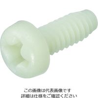 TRUSCO ガラス繊維強化ポリアミドMXD6 RENY白 十字穴付ナベ小ネジ M6X15 50本 BRENY-PHM6X15（直送品）