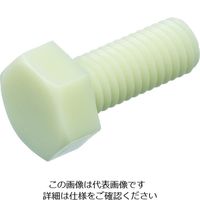 TRUSCO ガラス繊維強化ポリアミドMXD6 RENY白 六角ボルト M6X30 50本入 BRENY-BTM6X30 1袋(50本)（直送品）