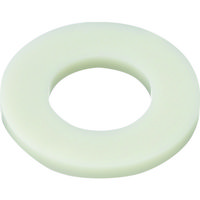 TRUSCO ガラス繊維強化ポリアミドMXD6 RENY白 ワッシャー M4用 50個入 BRENY-WM4-4.3-9-0.8（直送品）