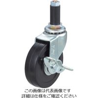 ユーエイ ゴムパイプ16径差込みキャスターS付自在車 ナイロン車 LTF