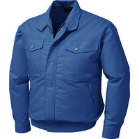 空調服 綿・ポリ混紡制電ウエアのみ ダークブルー 4L KU91710-C14-S6 1着 113-5980（直送品）