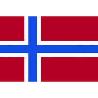 東京製旗 国旗No.1(70×105cm) ノルウェー 416581 1枚 207-3735（直送品）