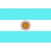 東京製旗 国旗No.2(90×135cm) アルゼンチン 426108 1枚 207-3841（直送品）