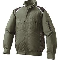 空調服 ポリエステル製タチエリ空調服[[R下]] ウェアのみ カーキ×迷彩 L KU91820C21S3 1着 213-1963（直送品）