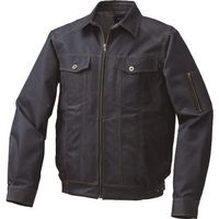 空調服 綿・ポリ混紡デニム調空調服[[R下]] ウェアのみ ネイビー 3L KU91960C03S5 1着 213-1880（直送品）
