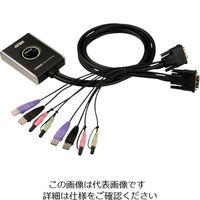 ATEN KVMPスイッチ 2ポート/DVI/USB/オーディオ CS682 1台 115-2992（直送品）