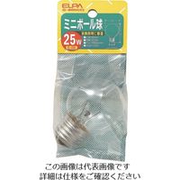 朝日電器 ELPA ミニボール球25W G-80H(C) 1個 202-0929（直送品）