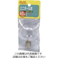 朝日電器 ELPA ミニボール球40W G-83H(C) 1個 202-0957（直送品）
