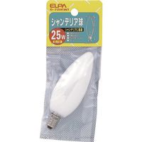 朝日電器 ELPA シャンデリアE12 G-72H(W) 1個 202-0949（直送品）