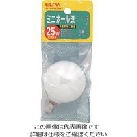 朝日電器 ELPA ミニボール球25W G-86H(W) 1個 202-0985（直送品）