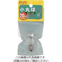 朝日電器 ELPA 小丸球 E12 20W クリア G-1261H 1個 202-0902（直送品）