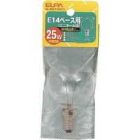 朝日電器 ELPA E14ミニボール25 G-801H(C) 1個 202-0941（直送品）