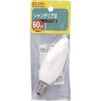 朝日電器 ELPA シャンデリア 60W G-67H(W) 1個 202-0913（直送品）