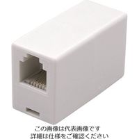 朝日電器 ELPA LAN用中継コネクター8極 Cat5e TEA-102 1個 167-9145