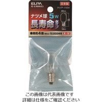 朝日電器 ELPA ナツメ球5WE12 ロング G-L10H