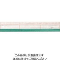 クロバー 方眼定規 30cm 25-053 1セット(5個) 166-1642（直送品）