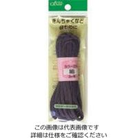 クロバー カラーひも 細 紺 26-140 1セット(5巻:1巻×5個) 166-4717（直送品）