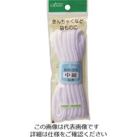 クロバー カラーひも 中細 白 26-144 1セット(5巻:1巻×5個) 166-3199（直送品）