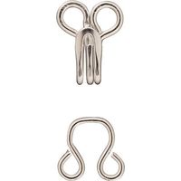 クロバー CLOVER スプリングホック No.1 シルバー 12組入り 26-515 1セット(60組:12組×5袋) 166-3201（直送品）