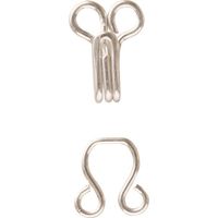 クロバー CLOVER スプリングホック No.3 シルバー 6組入り 26-517 1セット(30組:6組×5袋) 166-3226（直送品）