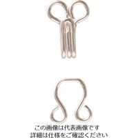 クロバー CLOVER スプリングホック No.3 黒 6組入り 26-518 1セット(30組:6組×5袋) 166-4728（直送品）