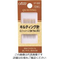 クロバー キルティング針 No.8 57-322 1パック(10本) 215-2532（直送品）
