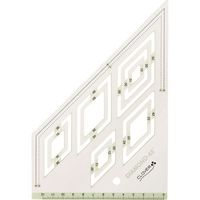 クロバー ピーステンプレートひし形45° 57-997 1個 215-4068（直送品）